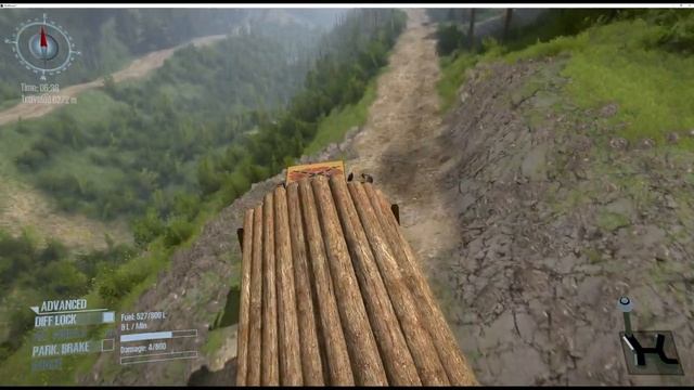 Mudrunner - Pacific P16 & Trailer Truck 8 Load Points смотреть онлайн