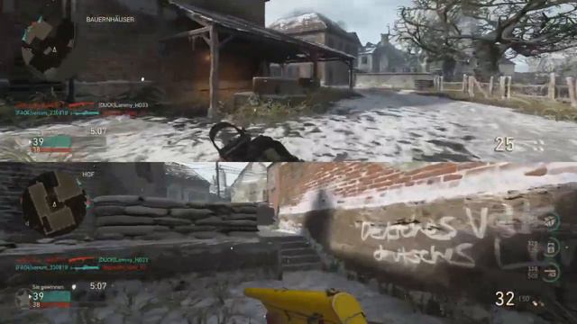 Call of Duty WWII Team Deathmatch Splitscreen #333 смотреть онлайн