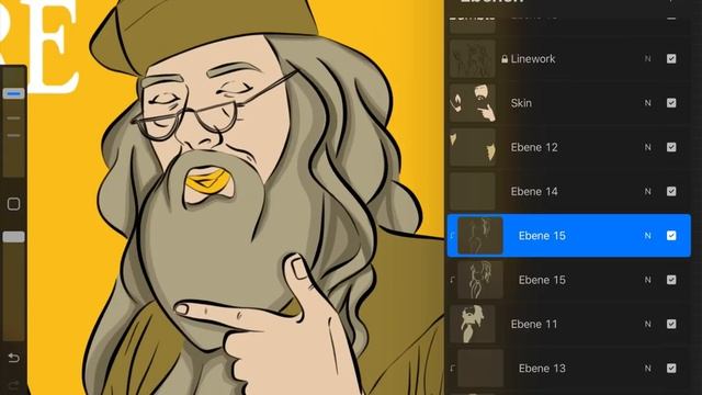 PROCREATE ILLUSTRATION: Bumbledore смотреть онлайн
