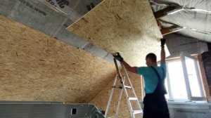 Мансарда своими руками. Предчистовая отделка мансарды OSB | Уютная мансарда. Работаем у заказчика