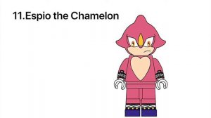 Минифигурки по Лего соник