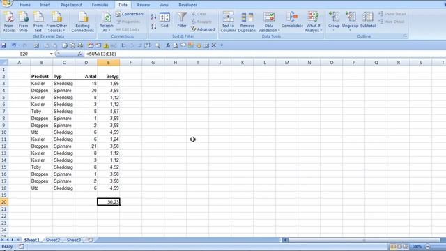 Filtrering i Excel 2003 - 2007 смотреть онлайн