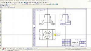 Урок 2 Разрез простой КОМПАС 3D
