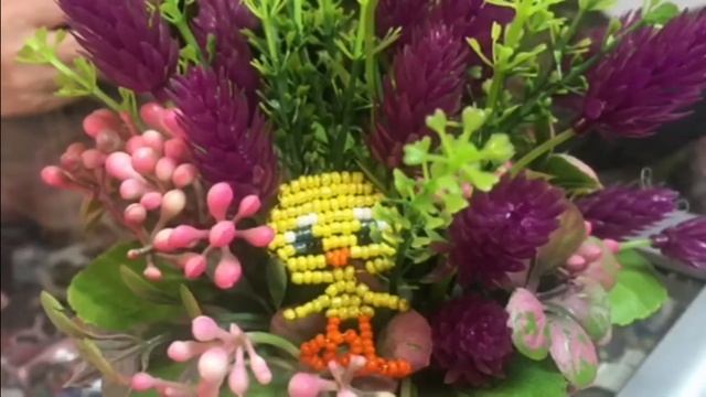 Мои работы из бисера и игрушки из пряжи ализе пуффи. смотреть онлайн