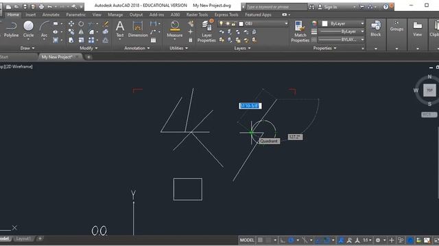 AutoCAD Intro 1.12: Object Snaps - Part Two смотреть онлайн