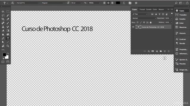 ADOBE PHOTOSHOP - MODULO 9 - Creación de texto - 1/6 смотреть онлайн