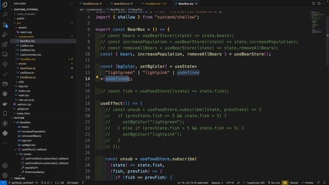 React Zustand Tutorial - 8. setState, getState and separate actions from the store смотреть онлайн