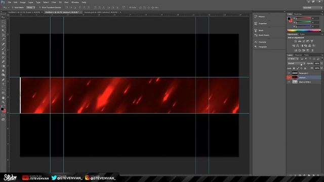 How to Make a YouTube Gaming Banner in Photoshop CS6/CC! Channel Banner Tutorial! (2016/2017) смотреть онлайн