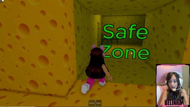 ESCAPE DO RATO GIGANTE E ASSUSTADOR NO LABIRINTO DO ROBLOX (Cheese Escape) COM ARLEQUINA E CORINGA! смотреть онлайн