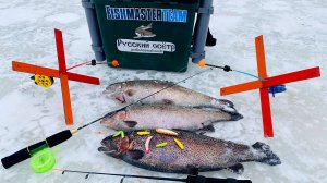 ЧТО ВЫБИРАЕТ ФОРЕЛЬ Актив или Пасивные снасти Ловля форели на резину ратлины и пасту