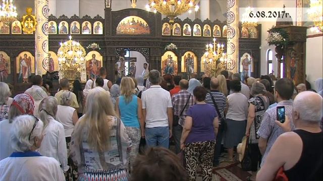 6.08.2017г. Архиерейска света Литургия храм "Св. Преображение Господне", град Пловдив смотреть онлайн