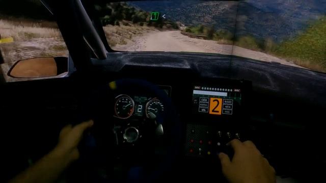I love my Sim Racing Setup | Dirt Rally 2 Triple Screen Setup | Greece - Fourketa Kourva #simracing смотреть онлайн