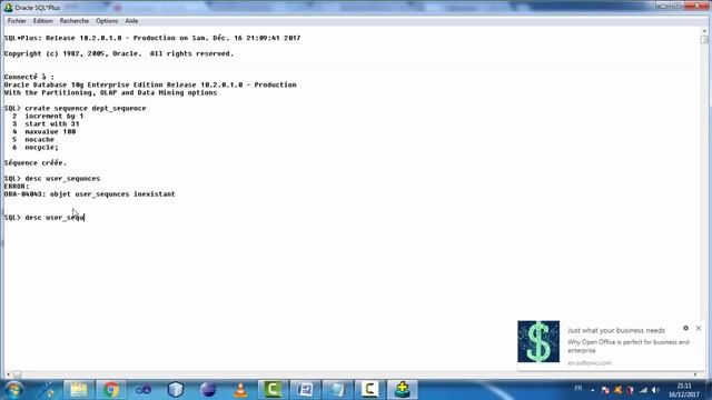 COURS SQL [TUTO 27]- SEQUENCE смотреть онлайн