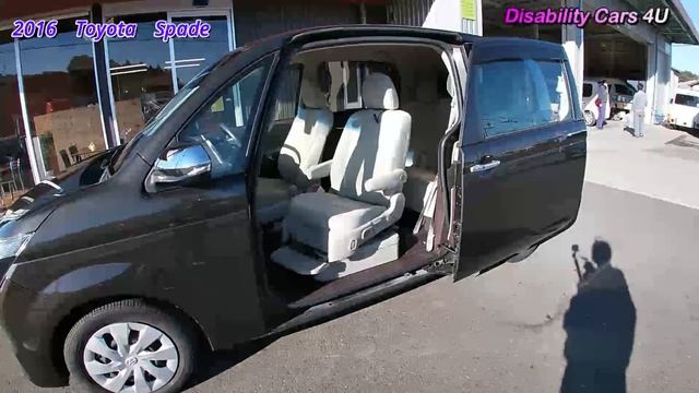 2016 Toyota Spade(Porte) Disability Vehicle,Welcab, swing out seat with wheels for disabilities смотреть онлайн