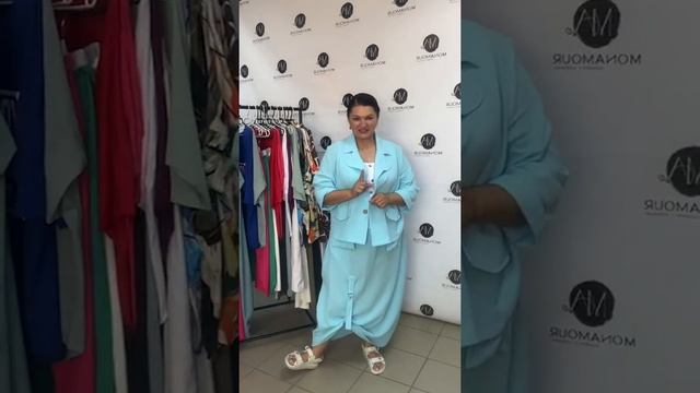 Женская одежда больших размеров. Плюссайз одежда. Летняя одежда 2022 #женскаяодежда #плюссайз смотреть онлайн