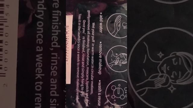 Очищающий спонж для снятия макияжа с помощью теплой воды. #обзор #отзыв смотреть онлайн