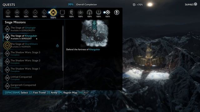 3 Post-game Fortress siege-defense missions, Shadow of War смотреть онлайн