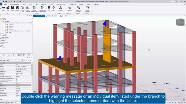 TSD Tips #23 - How to resolve a 'Discontinuous member/wall supported by unmeshed slab' warning смотреть онлайн