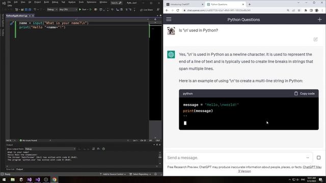 เรียน Python กับ ChatGPT - EP2: พยายามรับ Keyboard Input смотреть онлайн