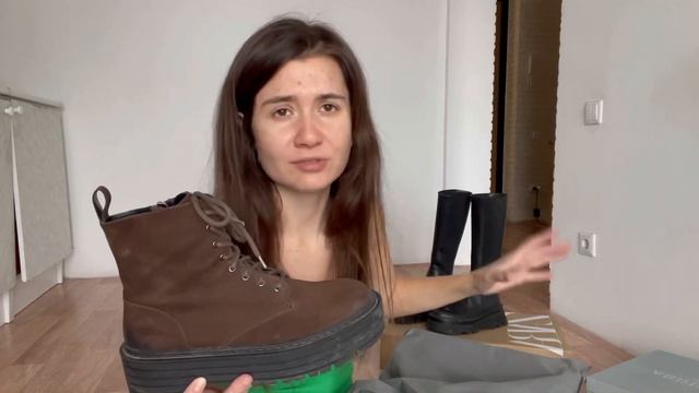 ОБУВЬ ZARA TENDANCE ABRICOT| Луноходы отличный выбор для Сибири| Обзор моей обуви Распаковка смотреть онлайн