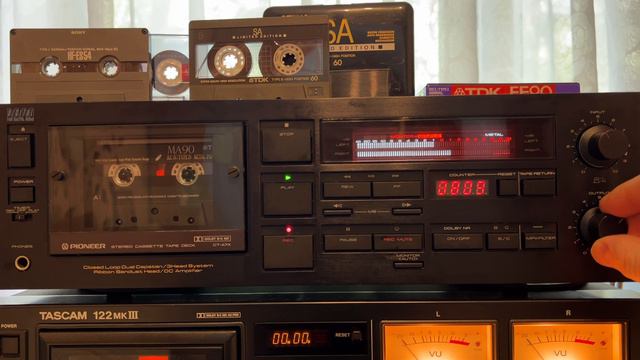 Hi-Fi дека Pioneer CT-A7X, запись и большой тест-сравнение с Tascam 122 mk3 смотреть онлайн
