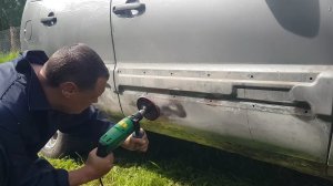 НИВА ШЕВРОЛЕ УБРАЛ РЖАВЧИНУ С КУЗОВА АВТОМОБИЛЯ