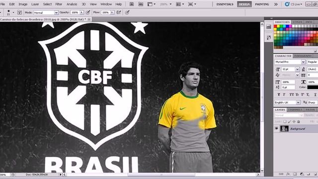 Deixando foto preto e branco com parte colorida - PHOTOSHOP CS3/CS4/CS5 | www.helpvideoaulas.com.br смотреть онлайн