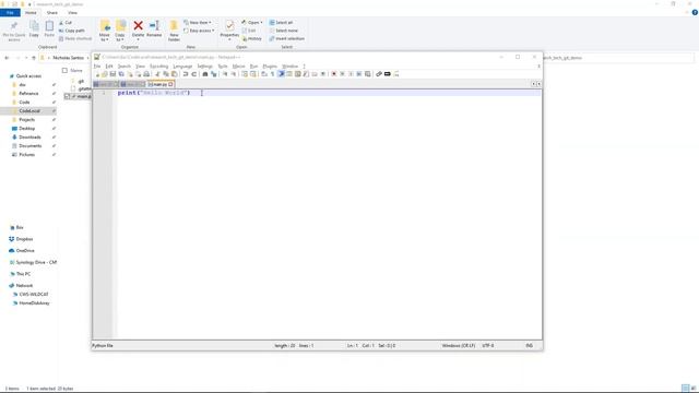 Creating Git Repositories and Commits - Research Tech #1 смотреть онлайн