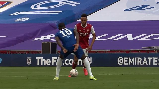 AUBA'S UNREAL FINISH 😱 Every Angle of the Game Winning Goal | Arsenal 2-1 Chelsea смотреть онлайн