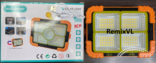 Магазин RemixVL: фонарь для кемпинга D1 1000 Вт солнечная батарея прожектор смотреть онлайн