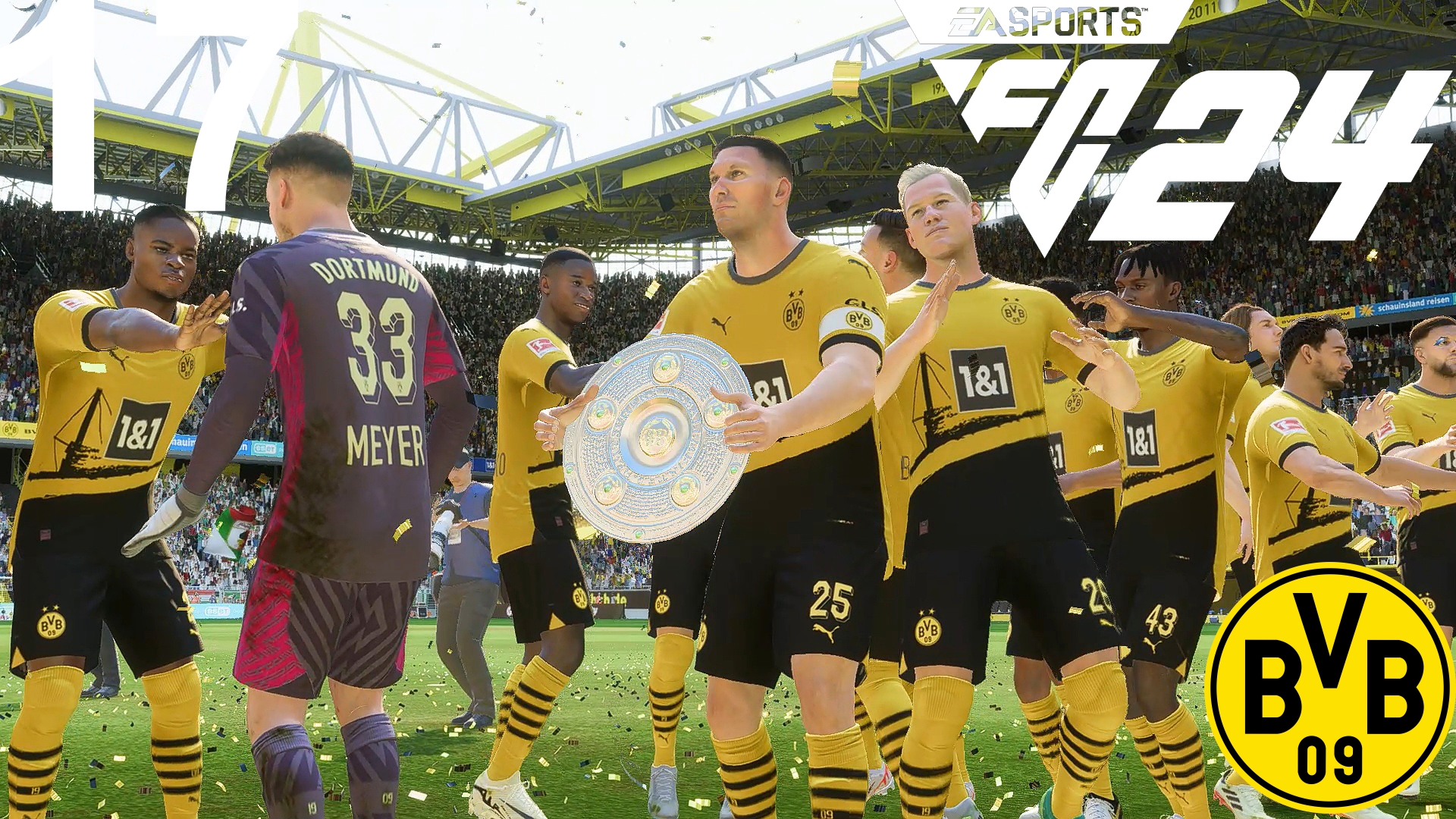 FC 24 КАРЬЕРА ЗА БОРУССИЮ ДОРТМУНД #17 - ПОЛУФИНАЛ ЛЧ и ДОСРОЧНОЕ ЧЕМПИОНСТВО В БУНДЕСЛИГЕ!