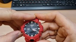 Синхронизация времени на Casio G-Shock GA-800