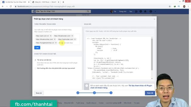 Cách chèn thêm Facebook Messenger Live Chat vào website Wordpress смотреть онлайн
