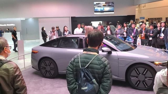 Sony & Honda Afeela Concept Car EV Sedan Electric Vehicle Prototype Las Vegas NV CES 2024 смотреть онлайн