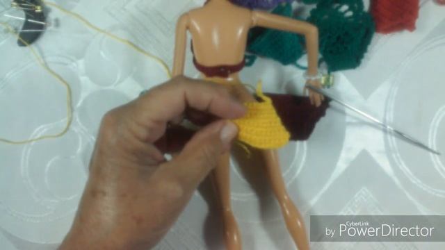 Купальник для Барби, часть 1. Мастер-класс смотреть онлайн