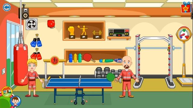 Мой Город - My town - #18 Пожарная Станция - Fire station Rescue. Детская игра как мультик. смотреть онлайн