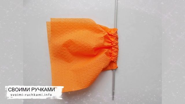 Цветок из салфетки. Поделки с детьми. Своими ручками. смотреть онлайн