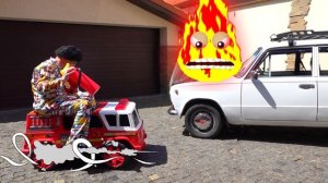 Жигули сломалась | Дима и машинки