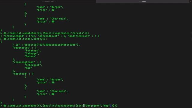 How to remove a value from an array if that value matches a specified condition | MongoDB | Hindi смотреть онлайн