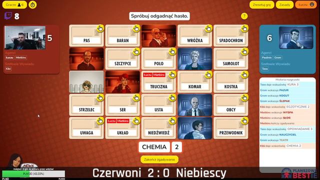 Planszowe Bestie #160 - Tajniacy / Codenames online! Gry z widzami! - 26.02.2023 смотреть онлайн