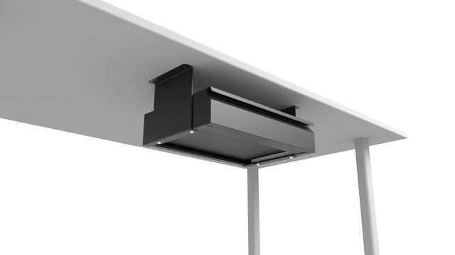 Maclean MC-875 Under Desk Steel Drawer with Shelf Up to Max. 5kg Base Under Table Holder Hanging смотреть онлайн