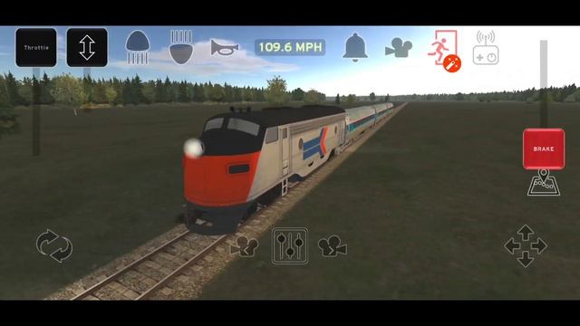Amtrak Passenger Train|train and rail yard simulator game смотреть онлайн