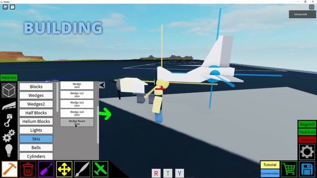 Easy Mini Plane Tutorial - Plane Crazy ROBLOX смотреть онлайн