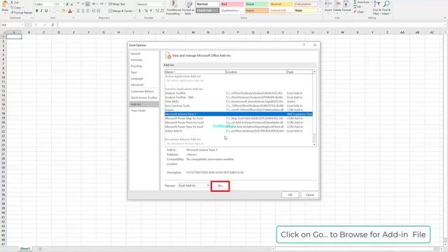 Install A Microsoft Excel Add in - How To Fix смотреть онлайн
