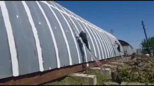 Гидроизоляция ангаров арочного типа Elastomeric 911