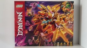 ОБЗОР ЛЕГО НИНДЗЯГО 71774 Золотой Ультра Дракон Ллойда LEGO NINJAGO Lloyd's Golden Ultra Dragon