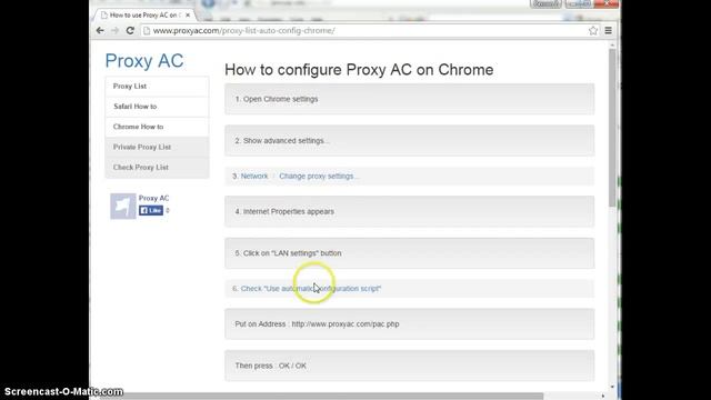 Chrome How to setup proxy list auto config смотреть онлайн