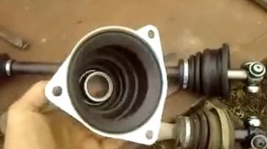 Замена левого привода на РЕНО ЛОГАН.