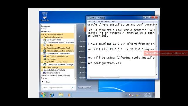 Simplified DBA-017-How to connect a Linux Database from Windows Client смотреть онлайн