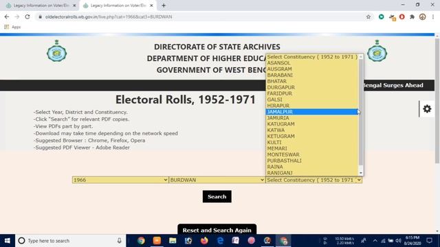 How To Download Old Voter List 1952,1966,1970,1971 Online | Step By Step Full Process | Download No смотреть онлайн
